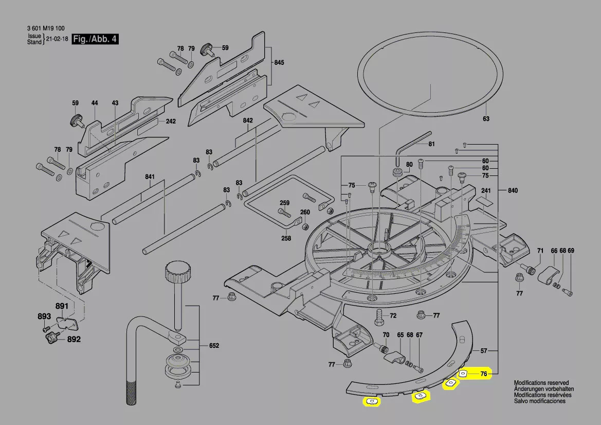écrou spécial réf. 1 609 B04 069 Bosch